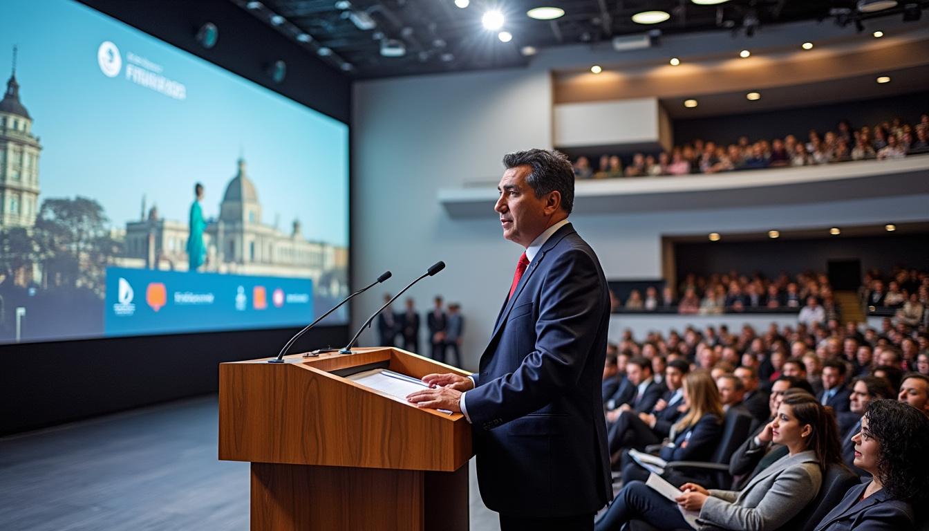 la secretaría de turismo de chihuahua brilla en la conferencia magistral de fitur 2026 en madrid, destacando las oportunidades y atractivos turísticos de la región.