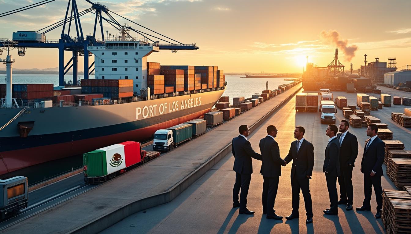 explora cómo la fuerte relación comercial entre estados unidos y méxico continúa prosperando a pesar de los aranceles y desafíos, fortalecida por el tmec.