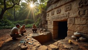 descubre la tumba de 1,400 años que podría cambiar la historia de méxico. el hallazgo arqueológico más impactante de la última década revela secretos antiguos y redefine nuestro pasado.