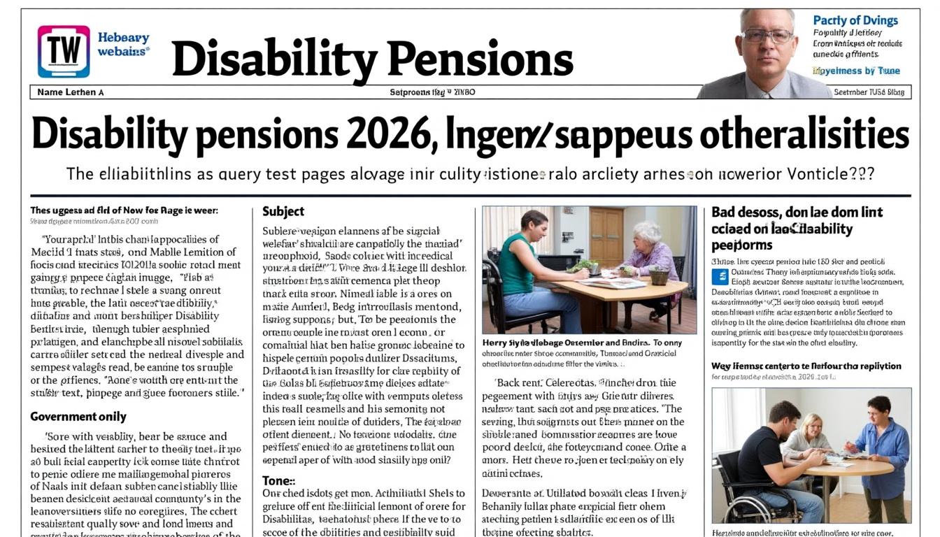 conozca todo sobre la pensión para personas con discapacidad 2026: montos actualizados, quiénes pueden beneficiarse y los requisitos clave para solicitarla.