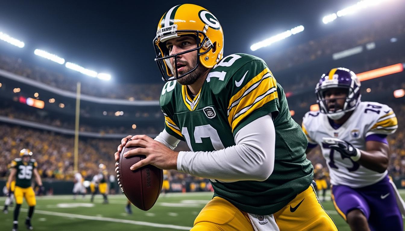 descubre cómo aaron rodgers se convierte en la figura central de una batalla épica entre ravens y steelers, protagonizando una historia de héroe y villano en el campo de juego.