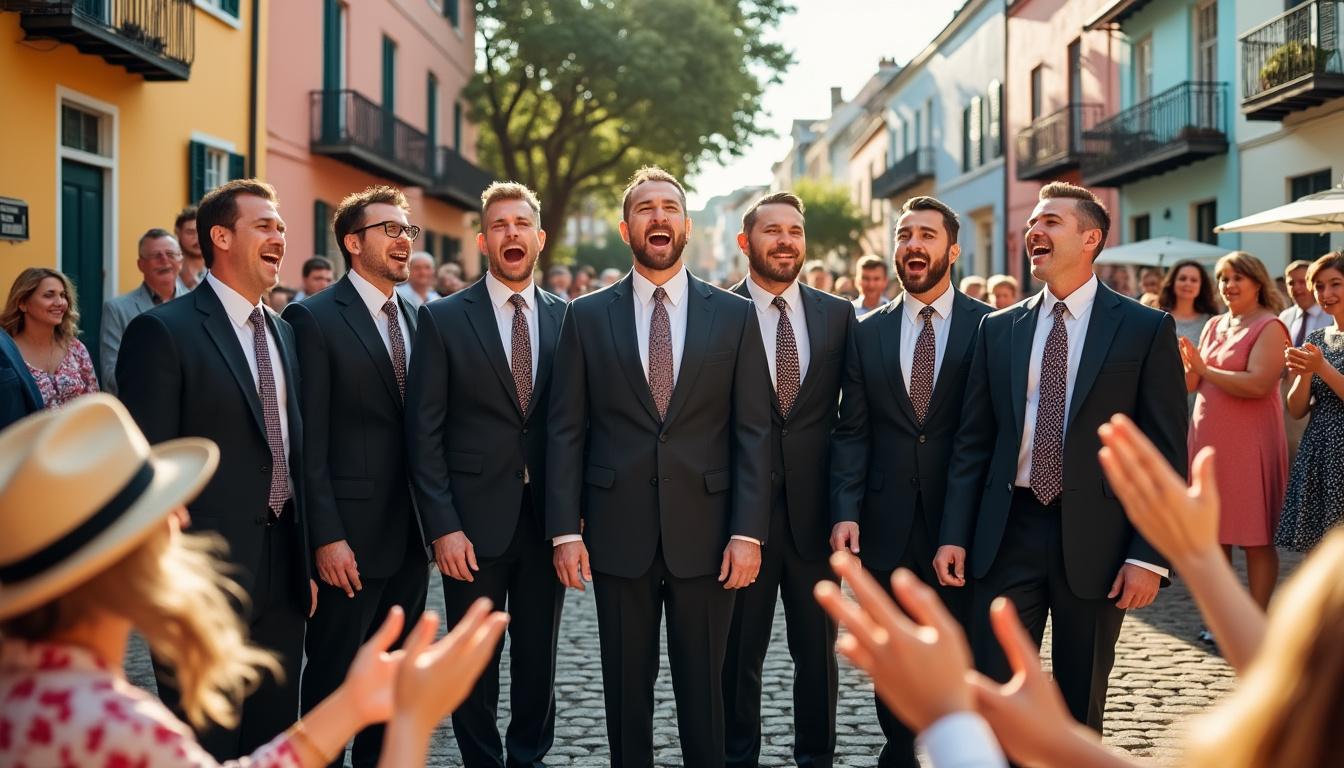 descubre cómo the virginia gentlemen conquistan san miguel de allende con su espectáculo inolvidable en 'voces sin fronteras'. música y talento que trascienden fronteras.