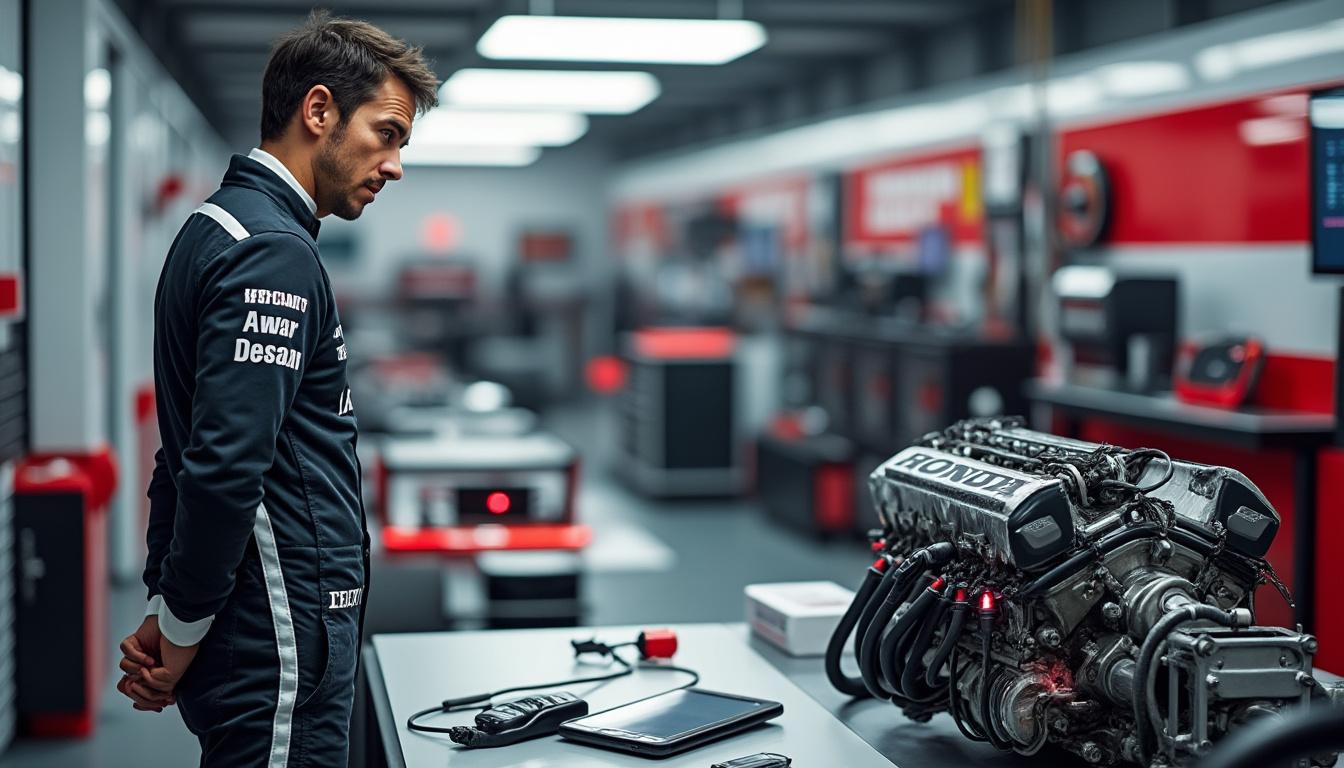 alonso muestra cautela ante el ligero retraso en la unidad de potencia de honda, evaluando cuidadosamente el impacto en el rendimiento del equipo.