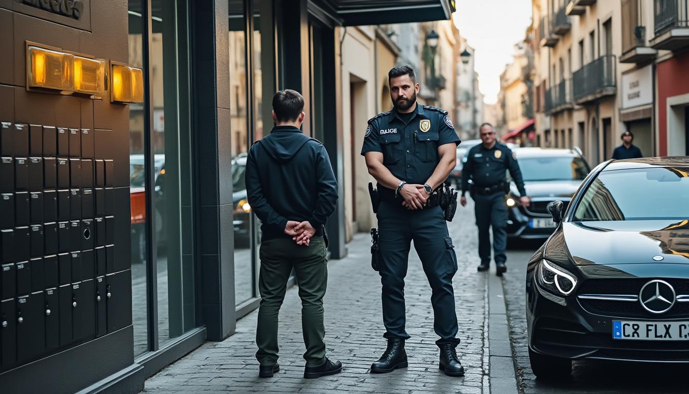 detenido en la comarca de pamplona por robar coches tras robar las llaves de las taquillas de un gimnasio, las autoridades investigan el caso.