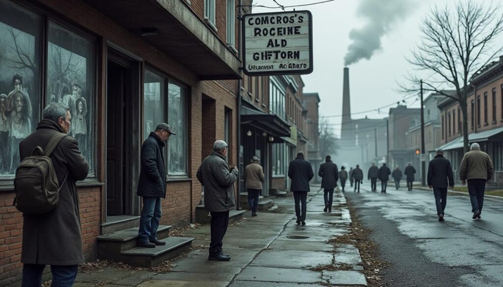 análisis profundo de la desilusión social y la caída de la población, explorando las causas y consecuencias del declive demográfico.
