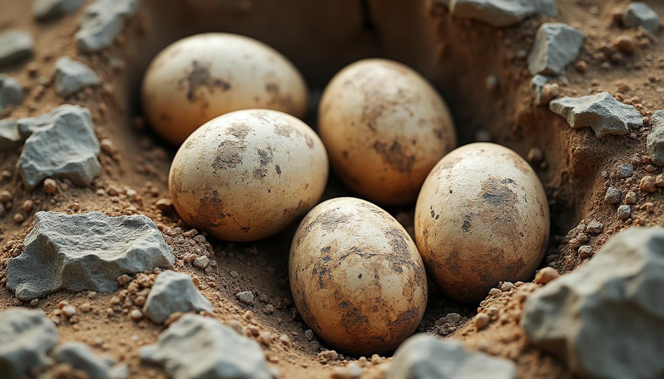 descubre el sorprendente hallazgo de huevos de dinosaurio de 72 millones de años en españa, conservados en perfectas condiciones. un viaje al pasado prehistórico que revela secretos fascinantes.