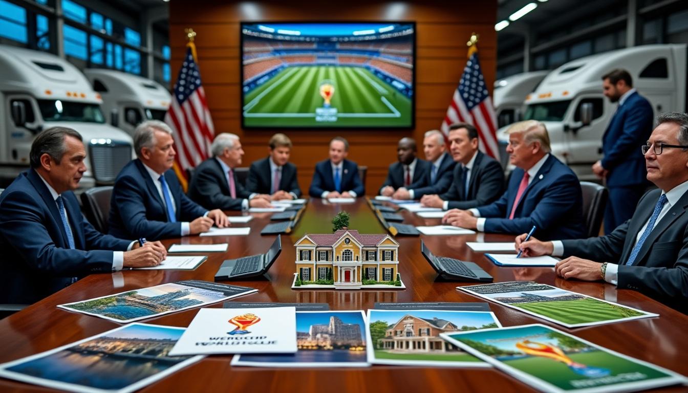 legisladores de ee.uu. impulsan el turismo y el uso de airbnb para el mundial 2026, mientras anpact informa una caída en la venta de camiones.