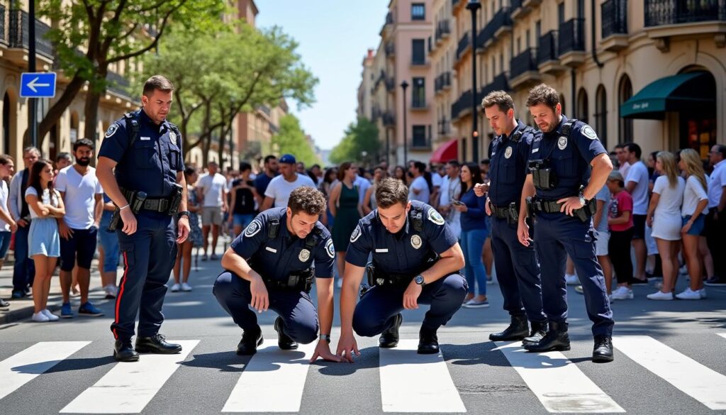 los mossos d'esquadra están investigando una agresión sexual que ocurrió a plena luz del día en barcelona, buscando a los responsables y ofreciendo apoyo a la víctima.