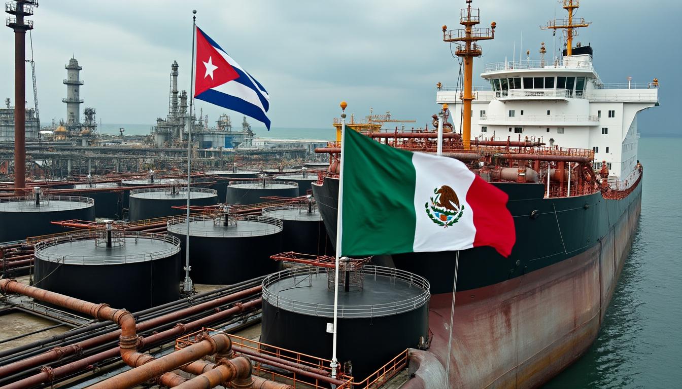 méxico se posiciona como el principal apoyo humanitario en el suministro de petróleo a cuba, garantizando la continuidad y estabilidad energética en tiempos difíciles.