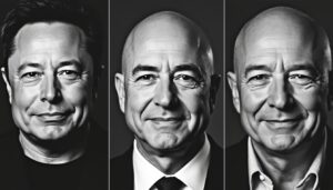 descubre el viral anuncio que imagina a elon musk, sam altman y jeff bezos en su vejez, mostrando una visión sorprendente y creativa del futuro de estos magnates tecnológicos.