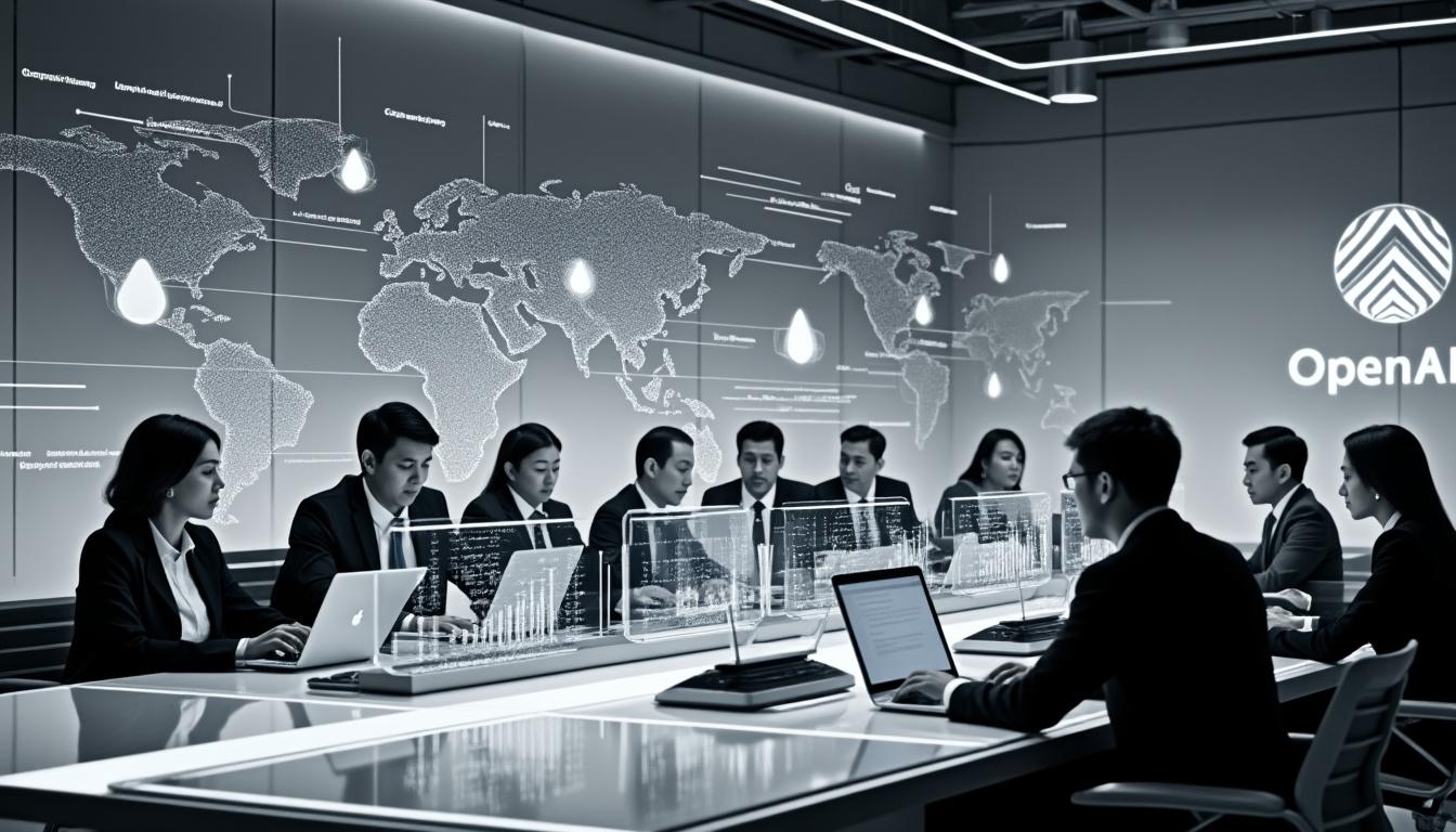openai desarrolla una red financiera innovadora para superar a sus competidores en el campo de la inteligencia artificial, impulsando avances tecnológicos y liderazgo en el mercado.