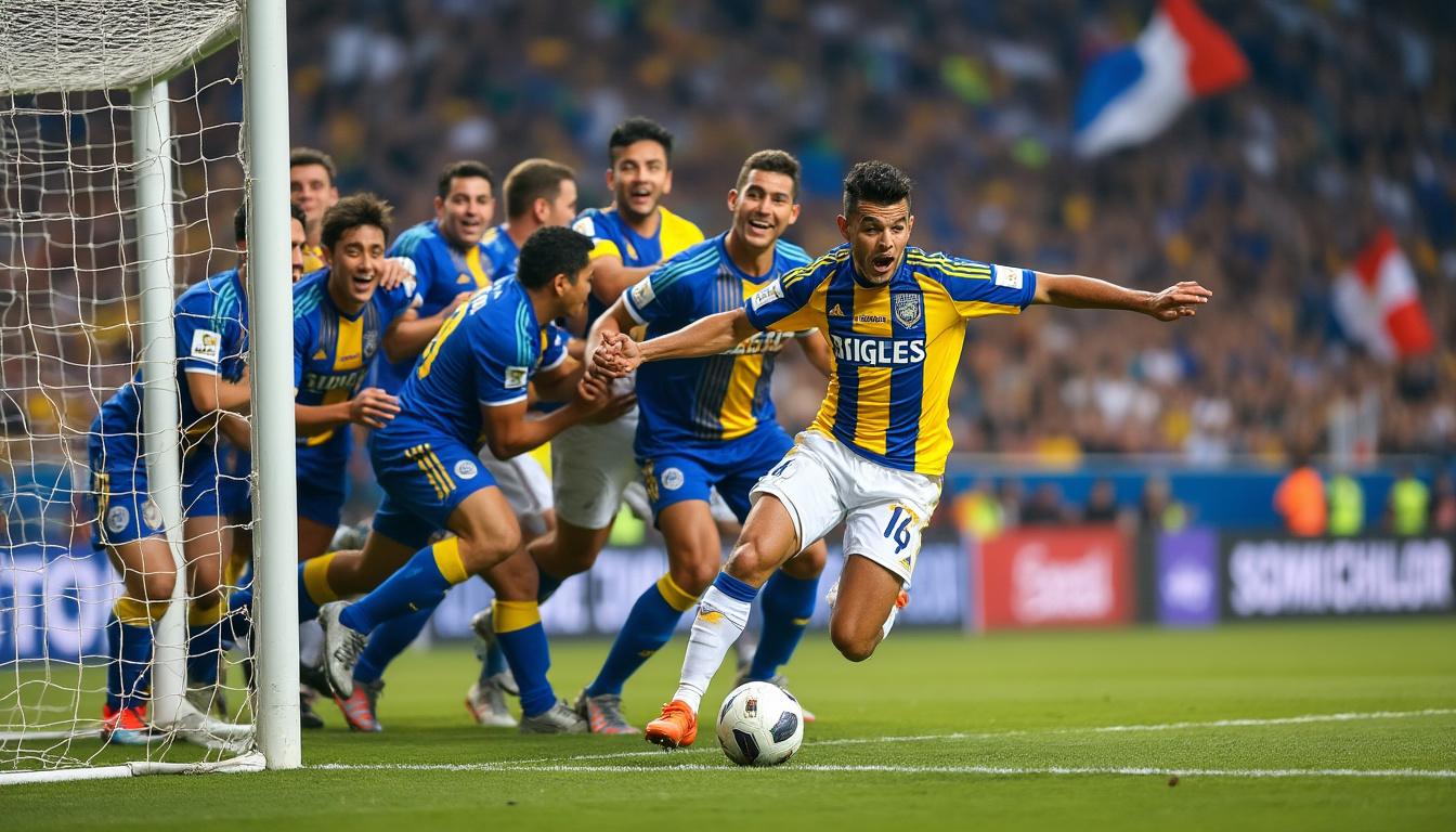 rodrigo aguirre destaca con un doblete que garantiza la clasificación de tigres en la concacaf champions cup, llevando al equipo a la siguiente fase del torneo.