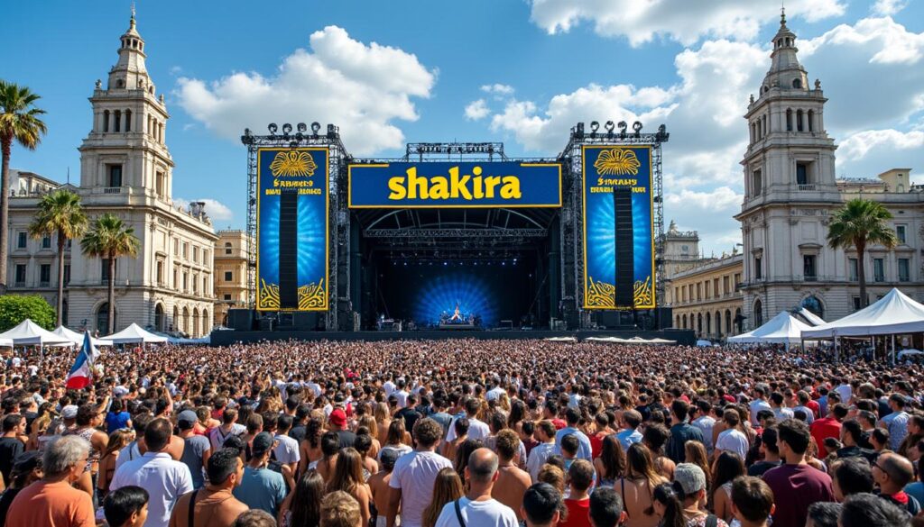 shakira anuncia un concierto gratuito en el zócalo de la ciudad de méxico el 1 de marzo. no te pierdas este evento único con la estrella internacional.