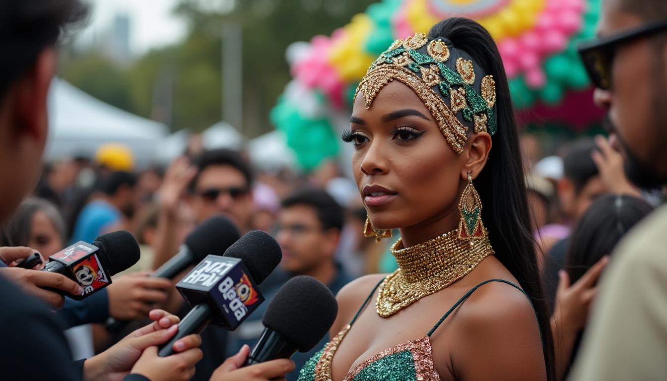 yeri mua responde a las controversias por fumar durante el carnaval de veracruz, aclarando su posición y opinando sobre las críticas recibidas.