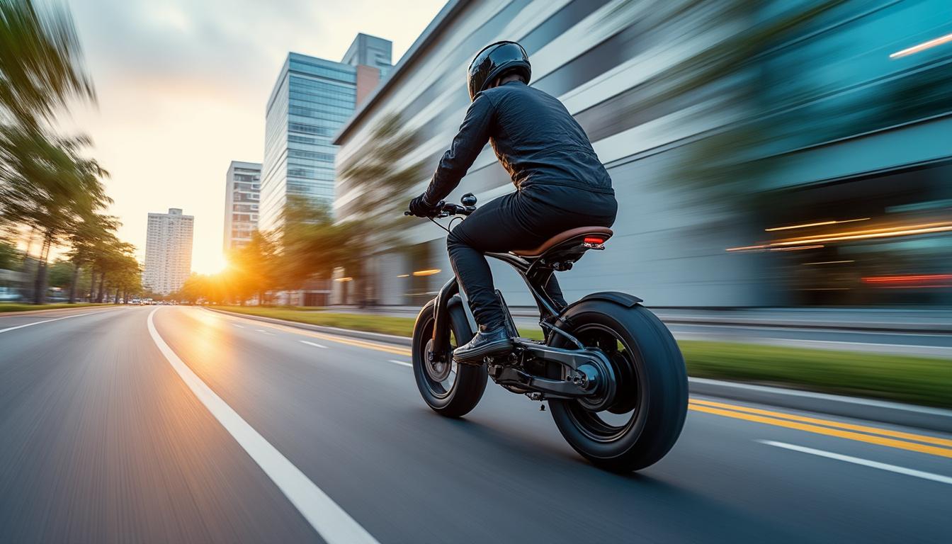 descubre la emoción de conducir esta innovadora moto eléctrica de una sola rueda que alcanza hasta 70 km/h. ¿estás listo para vivir la velocidad y la aventura sobre dos ruedas?