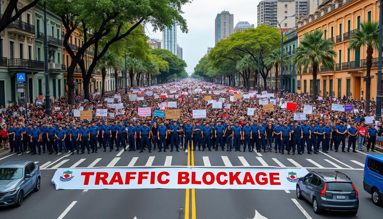 anuncian bloqueo en tlalpan: todo lo que necesitas saber sobre la protesta del sábado 28 de marzo antes del partido méxico vs. portugal. infórmate sobre rutas afectadas y recomendaciones.