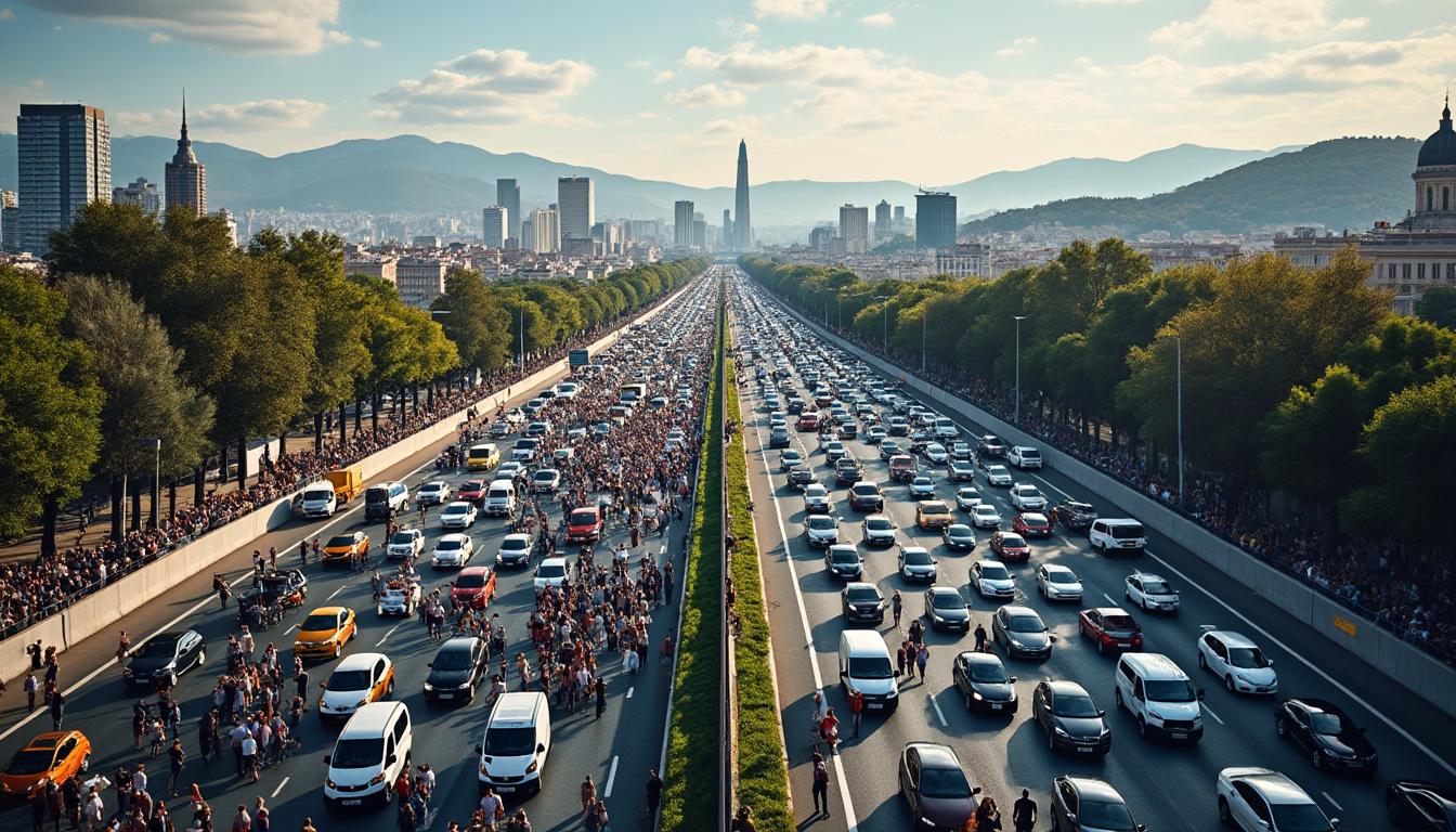 barcelona está fomentando la migración de personas en situación de pobreza hacia las ciudades vecinas, buscando mejores oportunidades y calidad de vida.