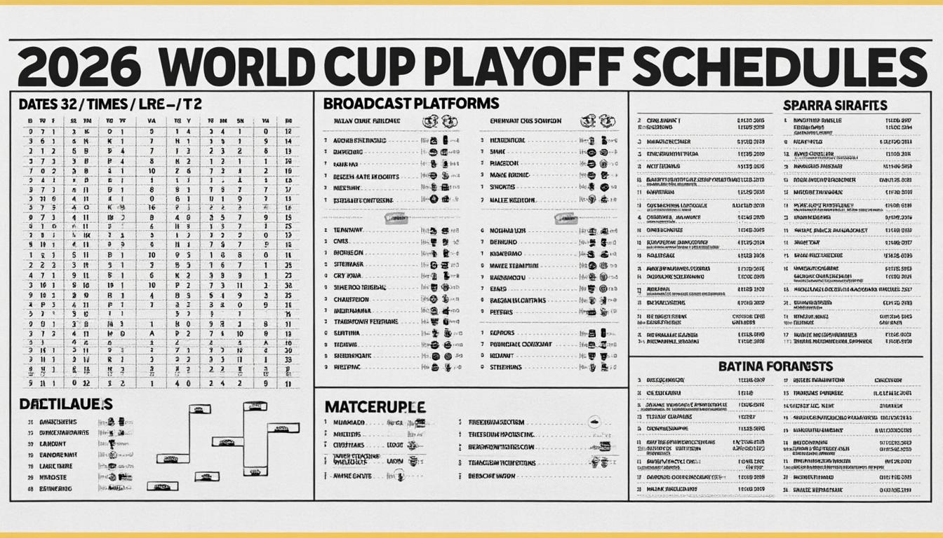 descubre el calendario completo del repechaje para el mundial 2026 en méxico, con fechas, horarios, plataformas de transmisión, equipos participantes y toda la información esencial para no perderte ningún detalle.