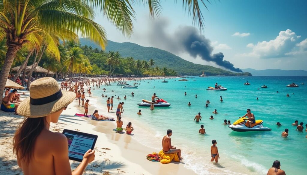 el conflicto en medio oriente provoca un aumento significativo del turismo en el caribe mexicano, convirtiéndolo en un destino seguro y atractivo para viajeros de todo el mundo.