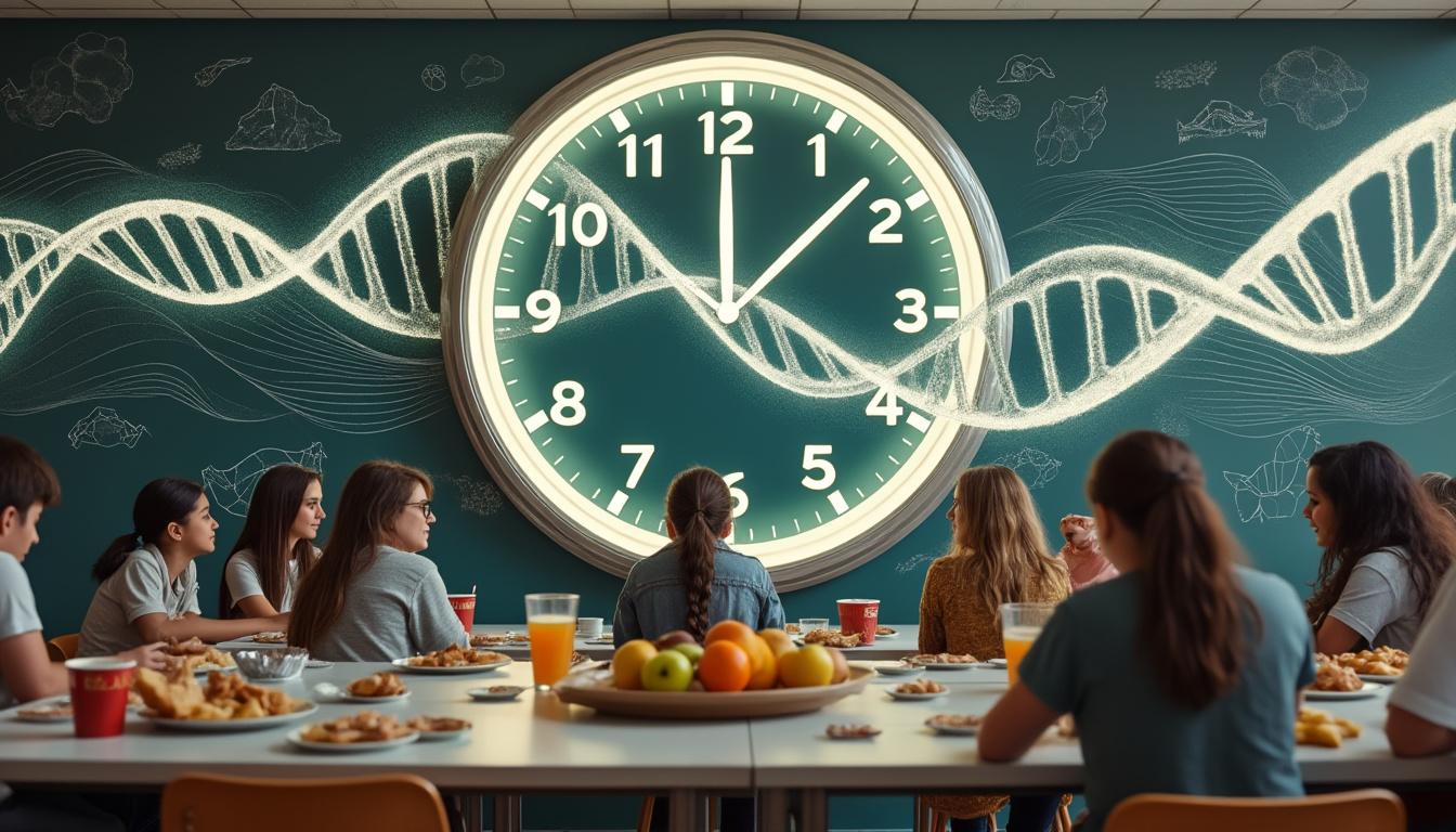 descubre cómo el reloj biológico de los adolescentes influye en sus antojos y hábitos alimenticios, y qué impacto tiene en su bienestar diario.