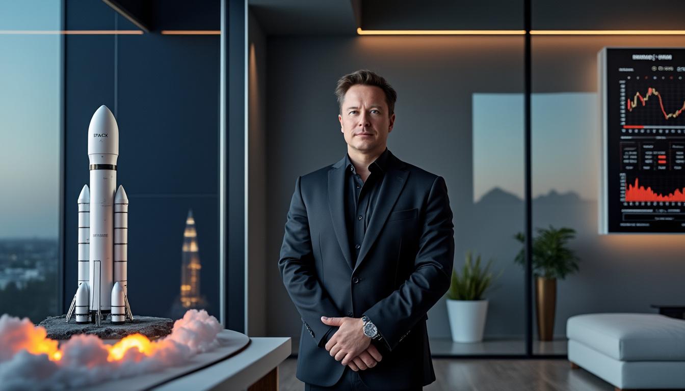 elon musk confirma la valoración de 1.75 billones de dólares para la oferta pública inicial de spacex, destacando el ambicioso plan de la compañía para alcanzar nuevas metas en la industria aeroespacial.