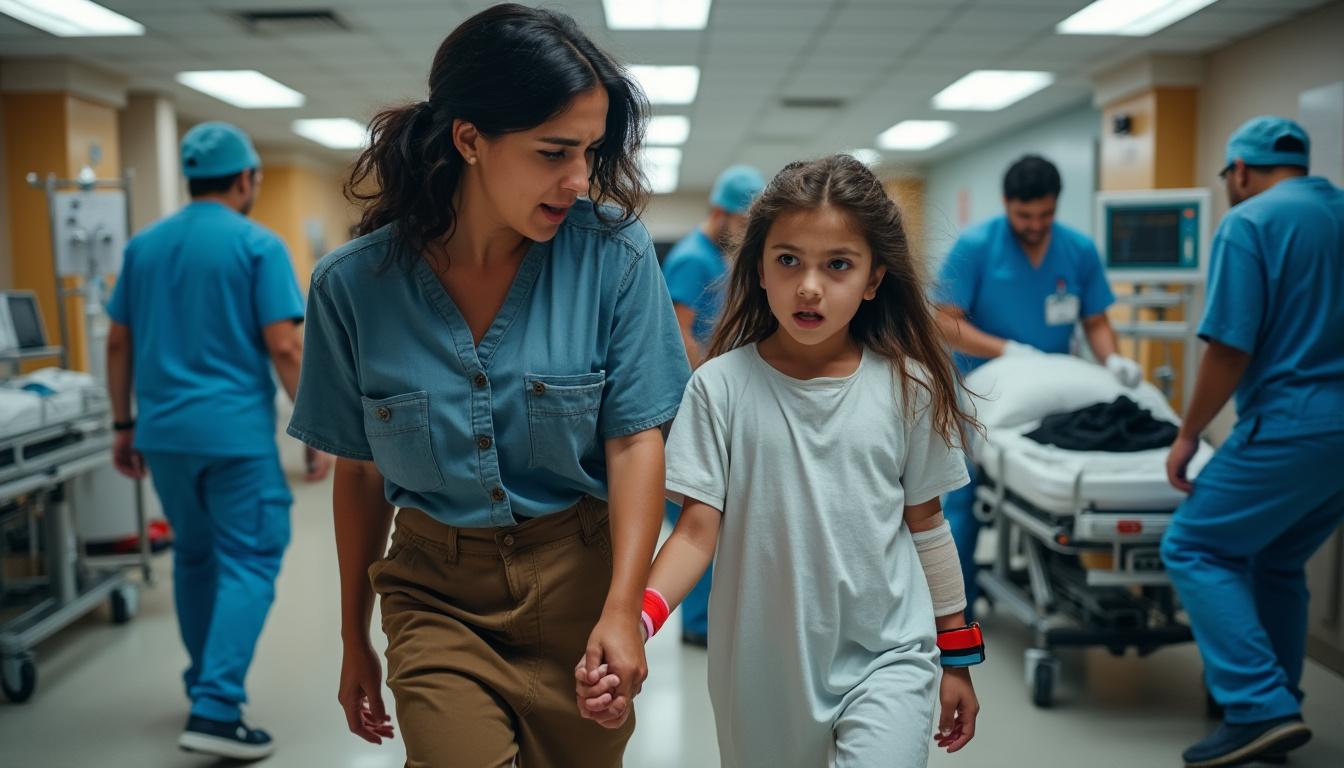 geraldine bazán comparte su angustiosa experiencia tras el accidente de su hija elissa marie, quien fue trasladada de urgencia al hospital.