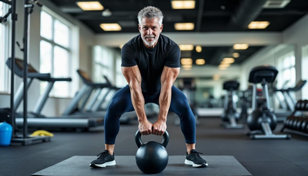 descubre el ejercicio básico recomendado por un entrenador personal de celebridades para mejorar la fuerza y movilidad después de los 50 años: levantar y caminar con peso para una rutina eficaz y segura.