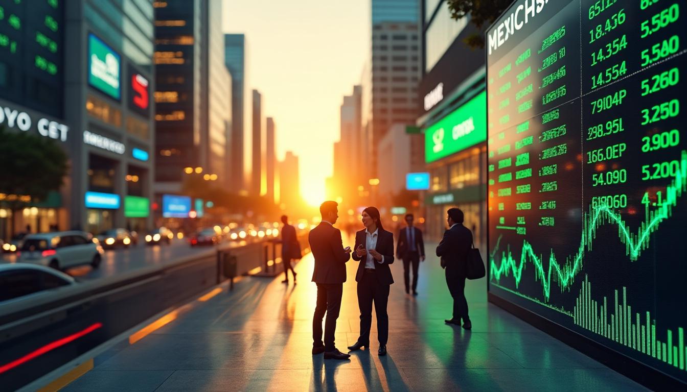 méxico cierra en alza: el índice s&p/bmv ipc sube un 0.37% al finalizar la jornada, según investing.com. descubre el comportamiento del mercado bursátil mexicano hoy.