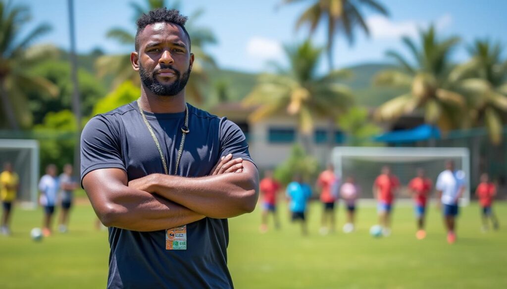 descubre la inspiradora historia de morgan mathelon, el profesor de educación física que sueña con llevar a nueva caledonia al mundial. pasión, dedicación y fútbol en una sola historia.