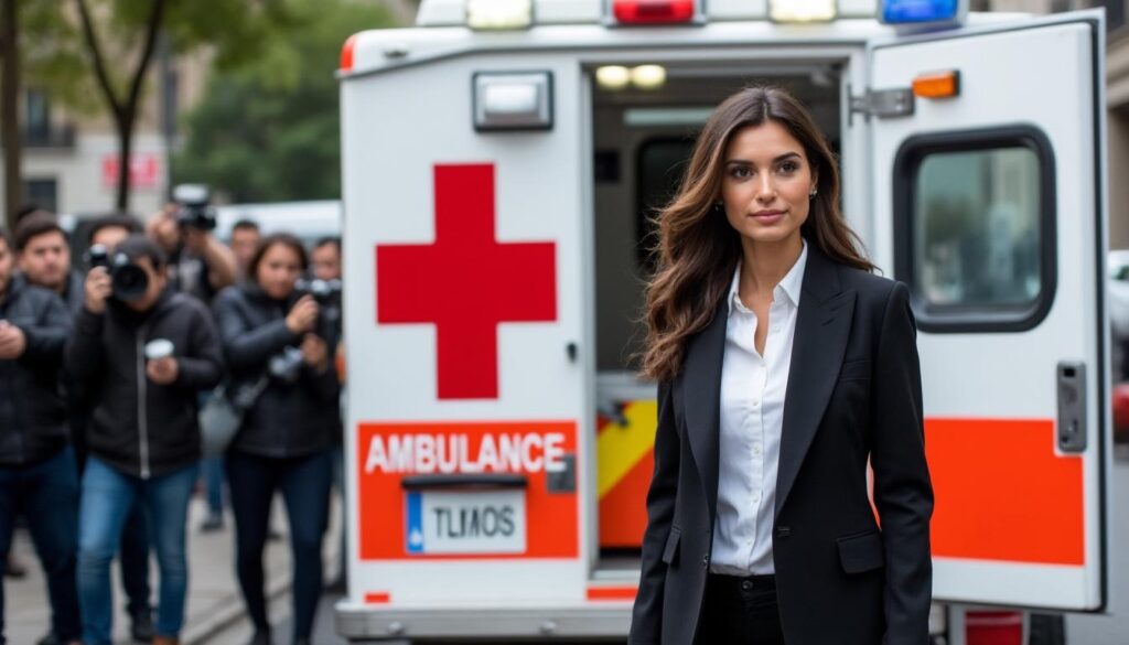 descubre la polémica sobre natalia jiménez al usar una ambulancia como transporte personal y las reacciones que ha generado esta controvertida decisión.