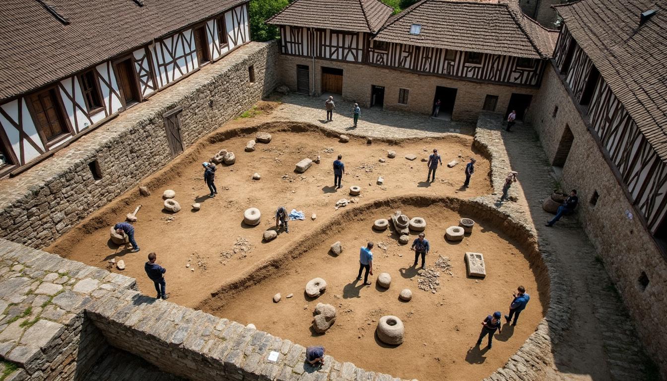 descubre la ciudad medieval perdida en polonia con fosos, plaza central y cientos de artefactos revelados después de siglos de ocultamiento.