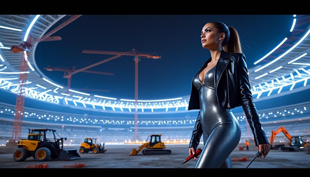 shakira finalizará su gira en el estado con la inauguración de un estadio impresionante y futurista, ofreciendo un espectáculo inolvidable.