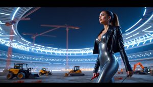 shakira finalizará su gira en el estado con la inauguración de un estadio impresionante y futurista, ofreciendo un espectáculo inolvidable.