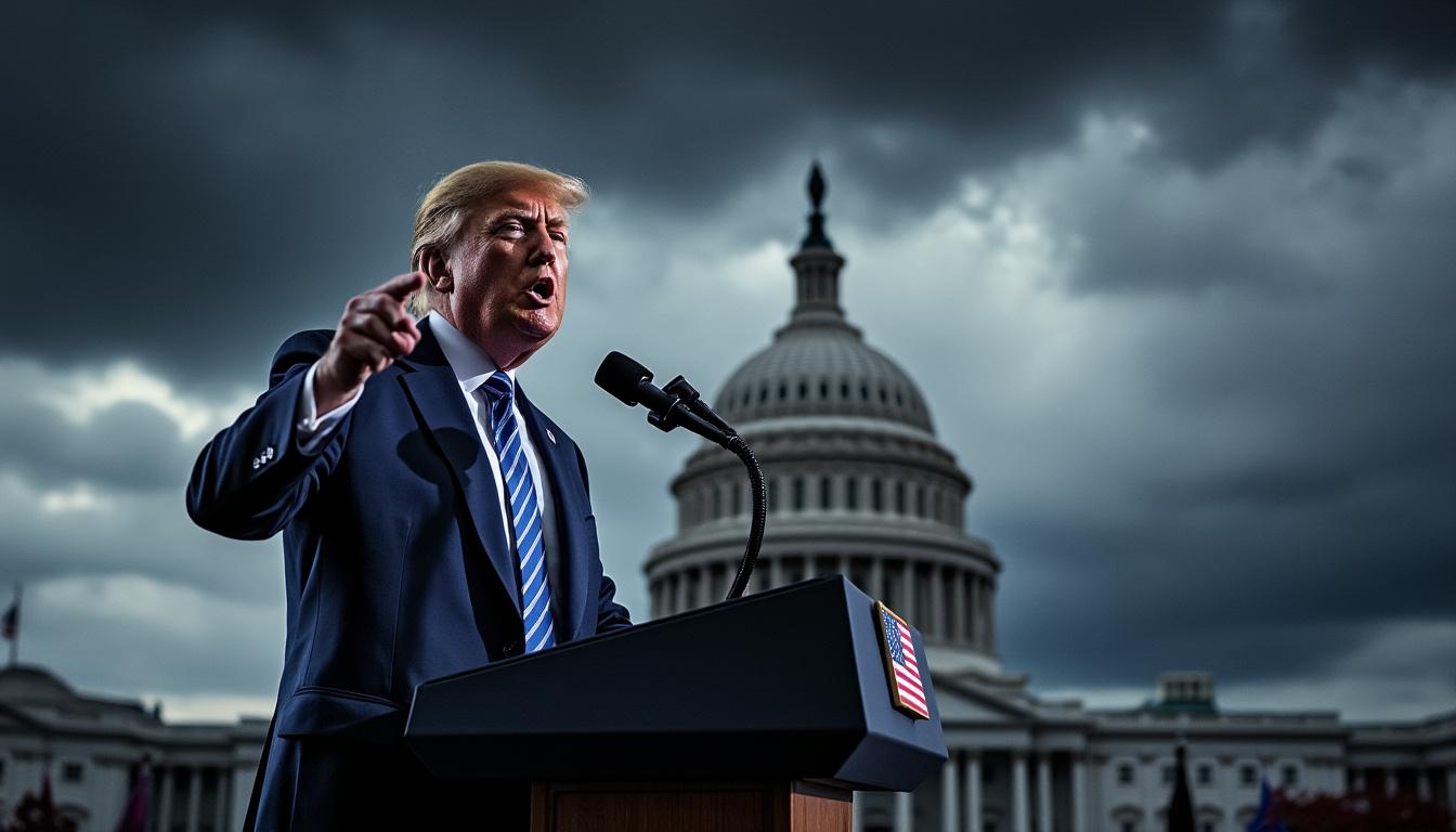trump desafía al congreso mientras impulsa a su nación hacia la guerra, siguiendo el camino de sus predecesores en la historia política.