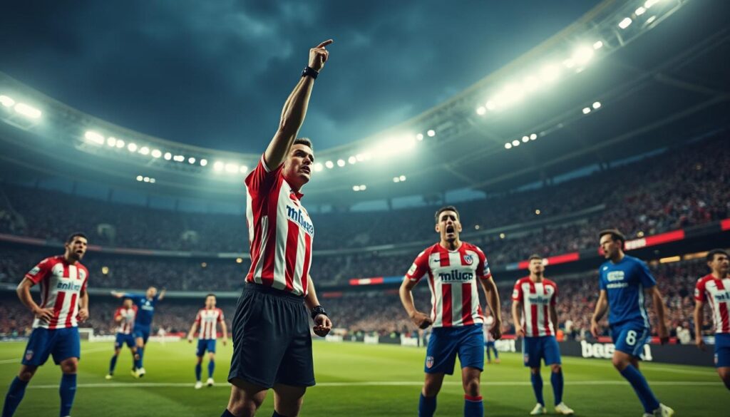 el árbitro polémico otorgó un empate en el último minuto entre atlético san luis y toluca, generando controversia en el partido decisivo.