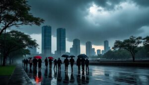 consulta el pronóstico semanal con un aumento en la probabilidad de lluvias y tormentas. prepárate para el clima cambiante y mantente informado sobre las condiciones meteorológicas.