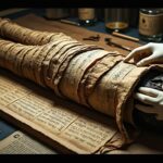 descubre el antiguo papiro escondido bajo las vendas de una momia egipcia de más de 2.000 años, revelando secretos milenarios y fascinantes hallazgos arqueológicos.