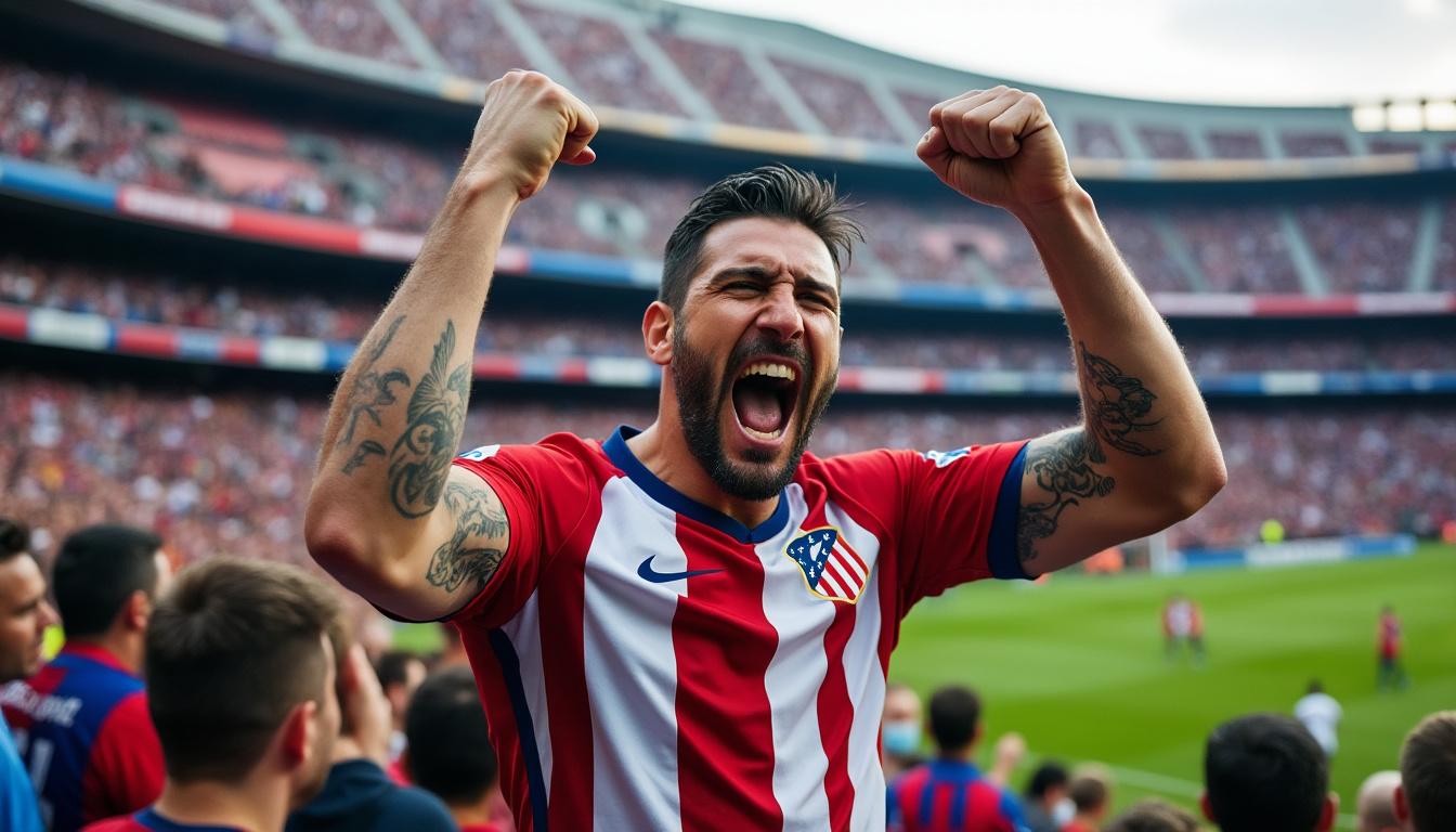 diego simeone logra su primera victoria al frente del atlético de madrid en el camp nou, consolidando su liderazgo y fortaleciendo al equipo.