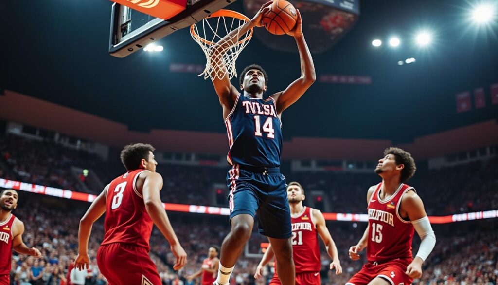 el equipo de baloncesto de tulsa muestra su fortaleza y versatilidad al vencer sin dificultades a new mexico, destacando su dominio en el juego.
