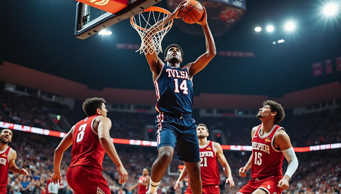 el equipo de baloncesto de tulsa muestra su fortaleza y versatilidad al vencer sin dificultades a new mexico, destacando su dominio en el juego.