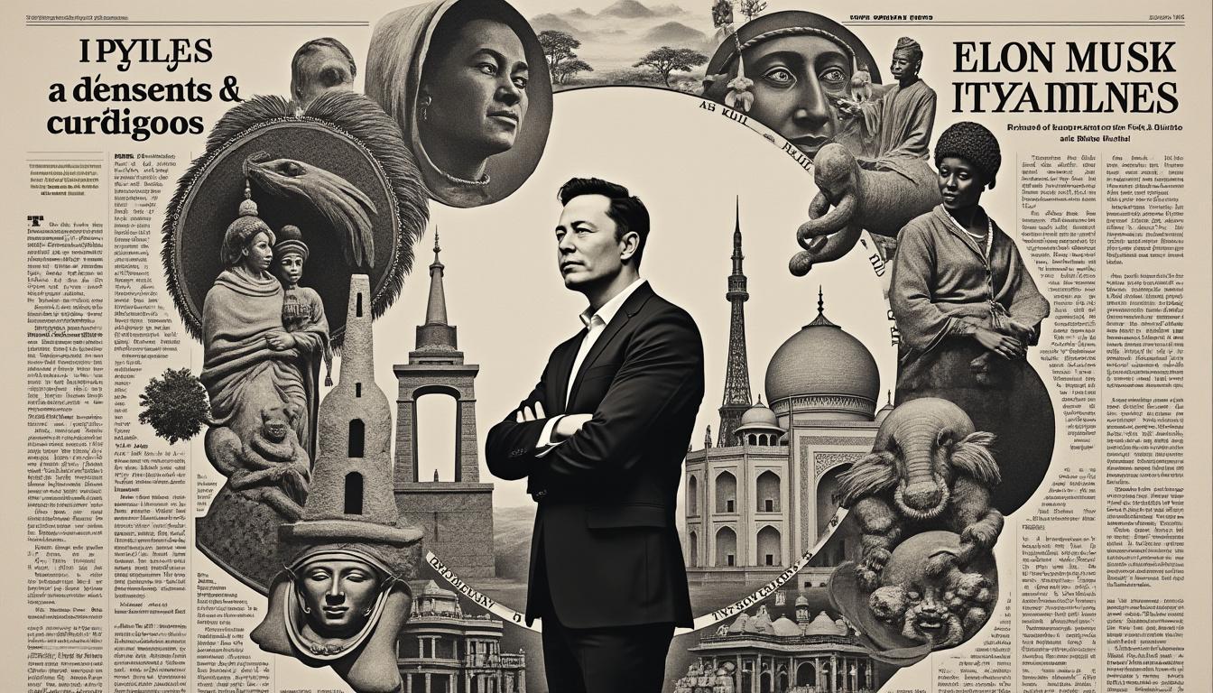 elon musk resalta la riqueza única de cada cultura y apuesta por un gran crisol global que une diversidad y valores universales.