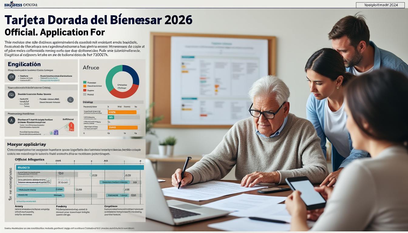 descubre todo lo que necesitas saber para solicitar la tarjeta dorada del bienestar 2026: requisitos, quiénes pueden beneficiarse y una guía paso a paso para el registro fácil y rápido.