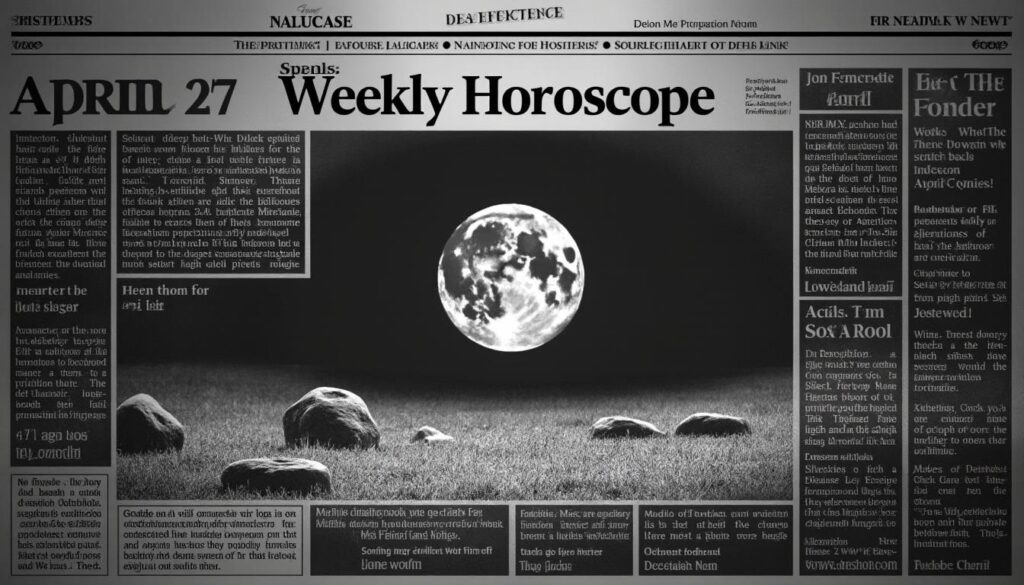 descubre lo que las estrellas tienen preparado para ti esta semana del 27 de abril. horóscopos semanales con la influencia de la luna llena en escorpio que ilumina tu camino y transforma tu energía.