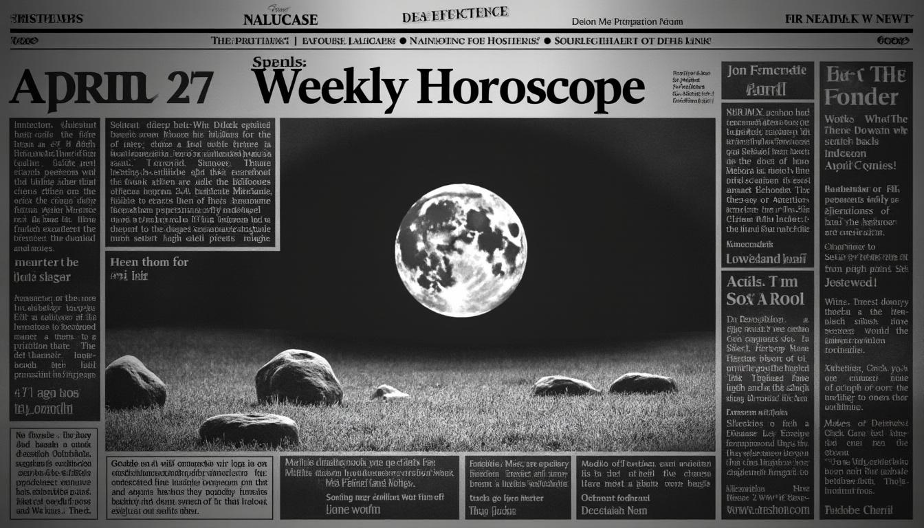 descubre lo que las estrellas tienen preparado para ti esta semana del 27 de abril. horóscopos semanales con la influencia de la luna llena en escorpio que ilumina tu camino y transforma tu energía.