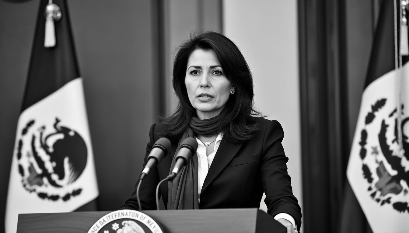 el presidente de méxico responde con firmeza a donald trump, mostrando una postura clara y decidida ante sus declaraciones.