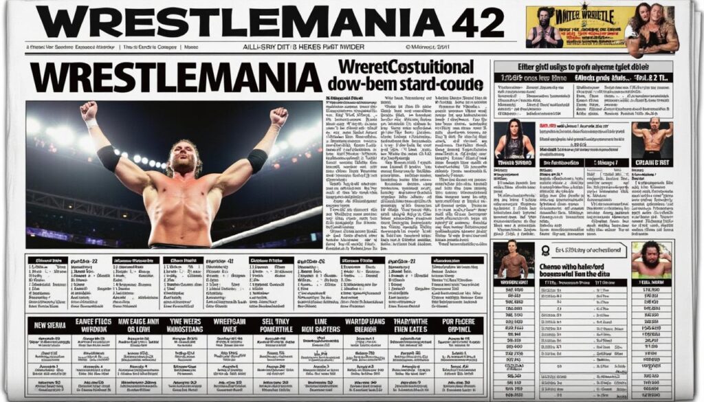 descubre el programa completo y horarios detallados de wwe wrestlemania 42 para no perderte ninguno de los emocionantes combates y eventos en vivo.