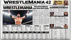 descubre el programa completo y horarios detallados de wwe wrestlemania 42 para no perderte ninguno de los emocionantes combates y eventos en vivo.