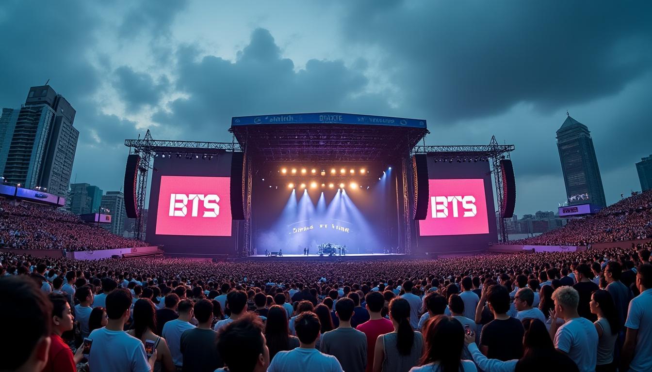 el concierto de bts en méxico fue cancelado a último momento generando gran expectación y decepción entre los fans.