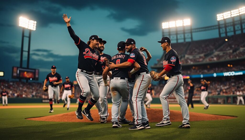 los diablos triunfan sobre los guerreros tras 10 emocionantes entradas en un partido lleno de pasión y adrenalina.