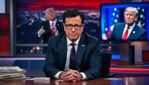 descubre cómo las crecientes tensiones con trump llevaron al fin del 'late show' de colbert, marcando una nueva etapa en la televisión estadounidense.